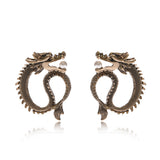 Individualized Gothic Cool Oil Dragon Earrings – Everyday Gifts — 10