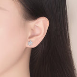 Fashion Personality Zircon Snowflake Earrings Women – Stylish Gifts — 3