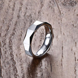 Men's All-match Rhombus 5.5MM Tungsten Steel Ring – Gifts for Him — 6
