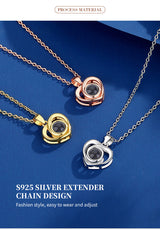 Love Shaped Projection Color Picture Necklace – Jewelry Gift Ideas — 8