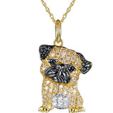 Pug Pet-shaped Pendant Necklace – Jewelry Gift Ideas — 5