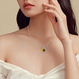 Jewelry Sunflower Women's Item Pendant Silver – Jewelry Gift Ideas — 5