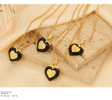 Colored Enamel Glaze Love Diamond Pendant – Jewelry Gift Ideas — 14