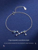 Lucky Twelve Constellation Moonstone Bracelet – Jewelry Gift Ideas — 10