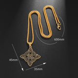 Vintage Viking Stainless Steel Slavic Amulet – Jewelry Gift Ideas — 3