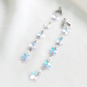 Colorful Small Flower Long Tassel Earrings – Surprise Gifts — 3