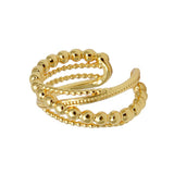 Women's Braided Winding Multi-layer Cross Ring – Gifts for Her — 17