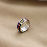 Temperament Fashion Large Ring Trend Rainbow – Stylish Gifts — 4
