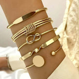 Ladies Ball Bead Disc Knotted Multilayer Geometry – Small Gift Ideas — 3