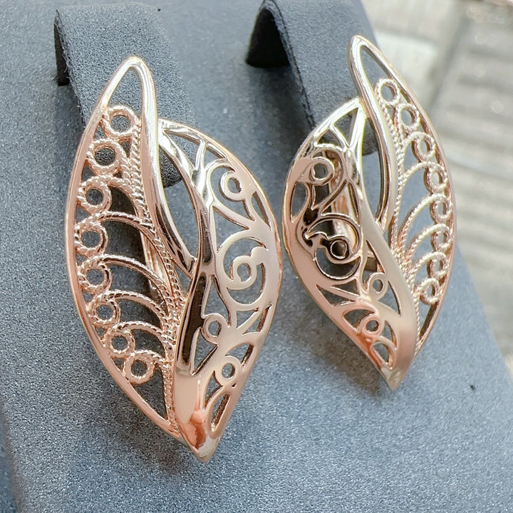 Ins Cool Style Simple Hollow Carved Leaves Women's – Gifts for Her — 1