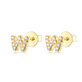 S925 Pure Silver Ear Nail With 24 Letters – Beauty Gifts — 14