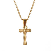 Hip Hop Bamboo 18K Stainless Steel Letter Pendant – Jewelry Gift Ideas — 18