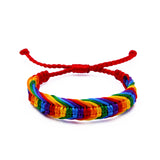 Six-color Rainbow Bracelet Braided Hand Rope – Jewelry Gift Ideas — 2