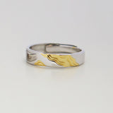 S925 Quicksand Couple Ring A Pair Of Sterling – Gifts for Couples — 6
