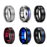 Fashion Personalized Bilateral Frosted Ring – Stylish Gifts — 9