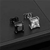 Titanium Steel Cast Zircon Stud Stainless Steel – Stylish Gifts — 7