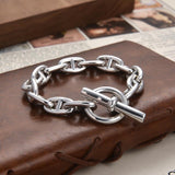 Pig Nose Bracelet Men And Women Retro Heavy – Jewelry Gift Ideas — 6
