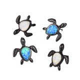 Explosive Accessories White Opal Drop-shaped Turtle – Stylish Gifts — 1