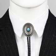 Celtic Pattern Turquoise Agate Bolo Tie – Thoughtful Gifts — 6