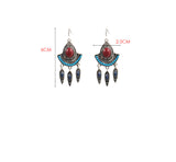 Women's Turquoise Accessories Alloy Tassel Long – Stylish Gifts — 3