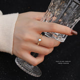 Women's Fashion S925 Sterling Silver Moonstone Ring – Stylish Gifts — 3