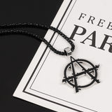 Simple Round A-Line Hollow Plating Alloy Pendant – Jewelry Gift Ideas — 3
