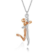 18K Love Hug Necklace Couple Anniversary – Gifts for Couples — 2