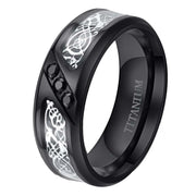 Stainless Steel Ring With Diamond Inlay – Special Occasion Gifts — 5