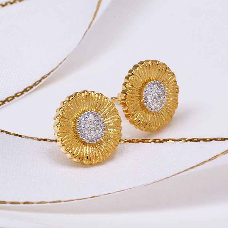 Italian Craftsmanship Brushed Small Daisy – Special Occasion Gifts — 1