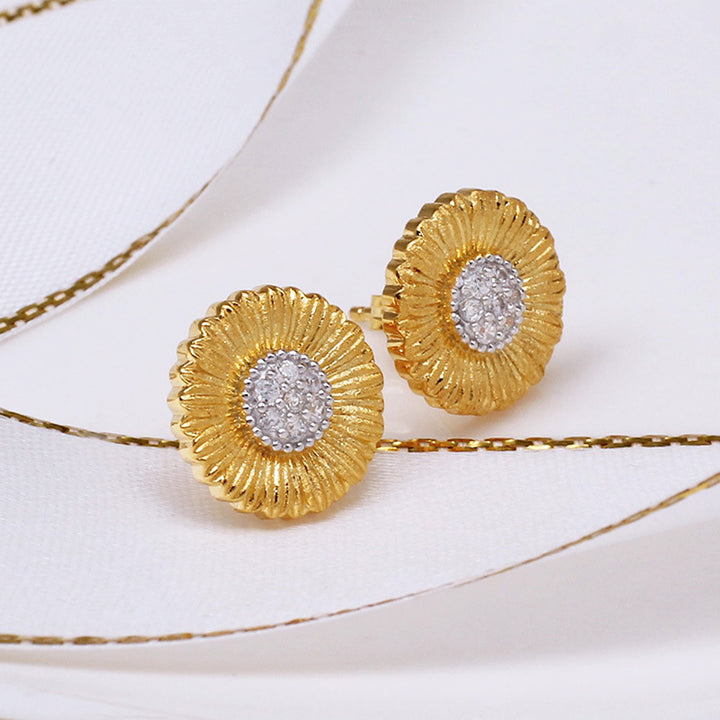 Italian Craftsmanship Brushed Small Daisy – Special Occasion Gifts — 1