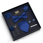 Eight Piece Tie Square Bow Tie Brooch – Jewelry Gift Ideas — 5