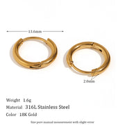 All-match Ear Clip Ear Hoop Jewelry Niche Stainless – Stylish Gifts — 7