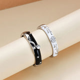 Prince And Rose Couple Ring Fashion Simple Cartoon – Stylish Gifts — 3