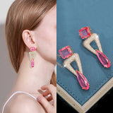 Atmospheric Triangle Earrings S925 Silver Needle – Practical Gifts — 4