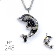 Dolphin Steampunk Electronic Pendant Necklace – Jewelry Gift Ideas — 13