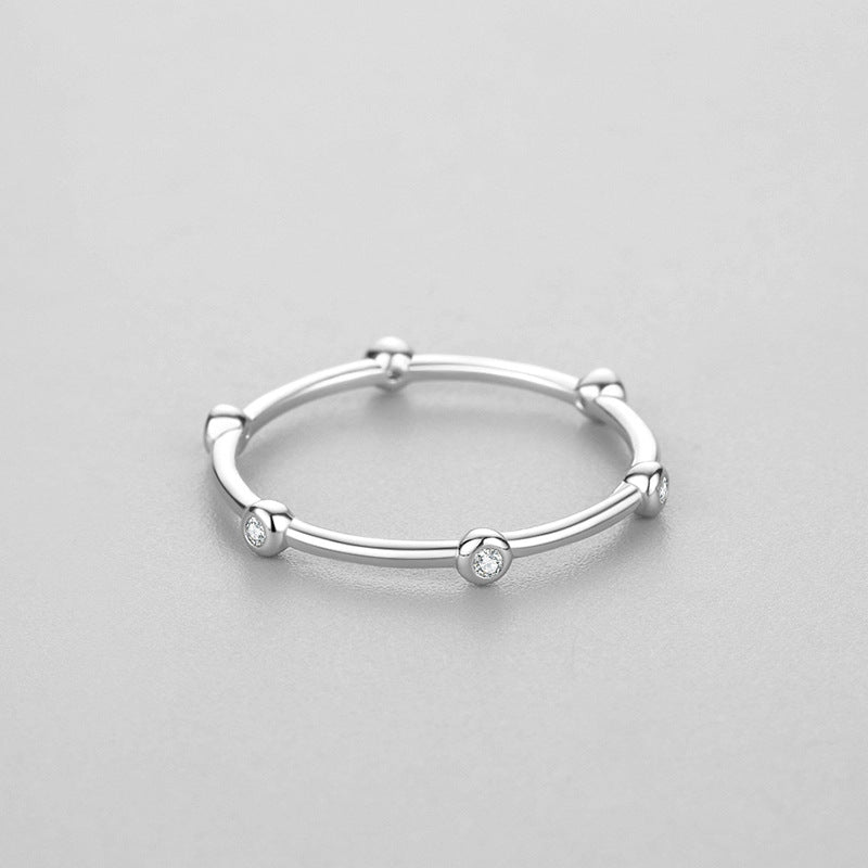S925 Sterling Silver Simple Ring Female Japanese – Gifts for Her — 1
