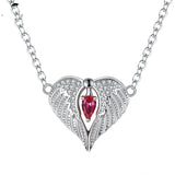 S925 Sterling Silver Necklace Wings Zircon – Jewelry Gift Ideas — 5