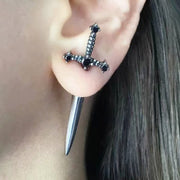 Women's Fashion Vintage Crystal Diamond Gothic Dagger – Stylish Gifts — 3