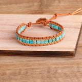 Women's Bracelet Turquoise Braided Wrap Bohemian – Jewelry Gift Ideas — 1