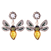 Bee Ear Studs Colorful Insect Earrings Fashion – Stylish Gifts — 2