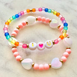 Colorful Dopamine Letter Love Acrylic Bracelet – Jewelry Gift Ideas — 2