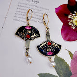 Stylish Floral And Pearl Earrings – Useful Gifts — 4