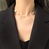 Vintage Baroque Pearl Double Layer Necklace – Jewelry Gift Ideas — 4
