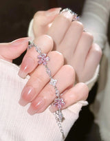 Women's Cherry Blossom Crystal Bracelet – Jewelry Gift Ideas — 7