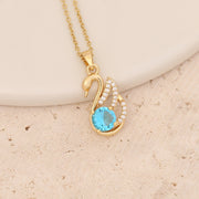 Ice Flower Blue Love Pendant Personality – Jewelry Gift Ideas — 10