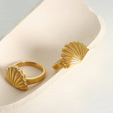 Ocean Style Personalized Scallop Ring Niche Creative – Stylish Gifts — 7