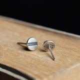 Women's Silver Screw Earrings Hypoallergenic Simple – Gifts for Her — 3
