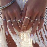 Metal Silver Ring Set – Surprise Gifts — 1