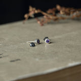 Sterling Silver Round Diamond Stud Earrings – Surprise Gifts — 6