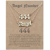Angel Lucky Number Set Clavicle Card Necklace – Jewelry Gift Ideas — 8